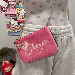 CUSTOM💗 Juicy Couture Pink Crossbody Bag
